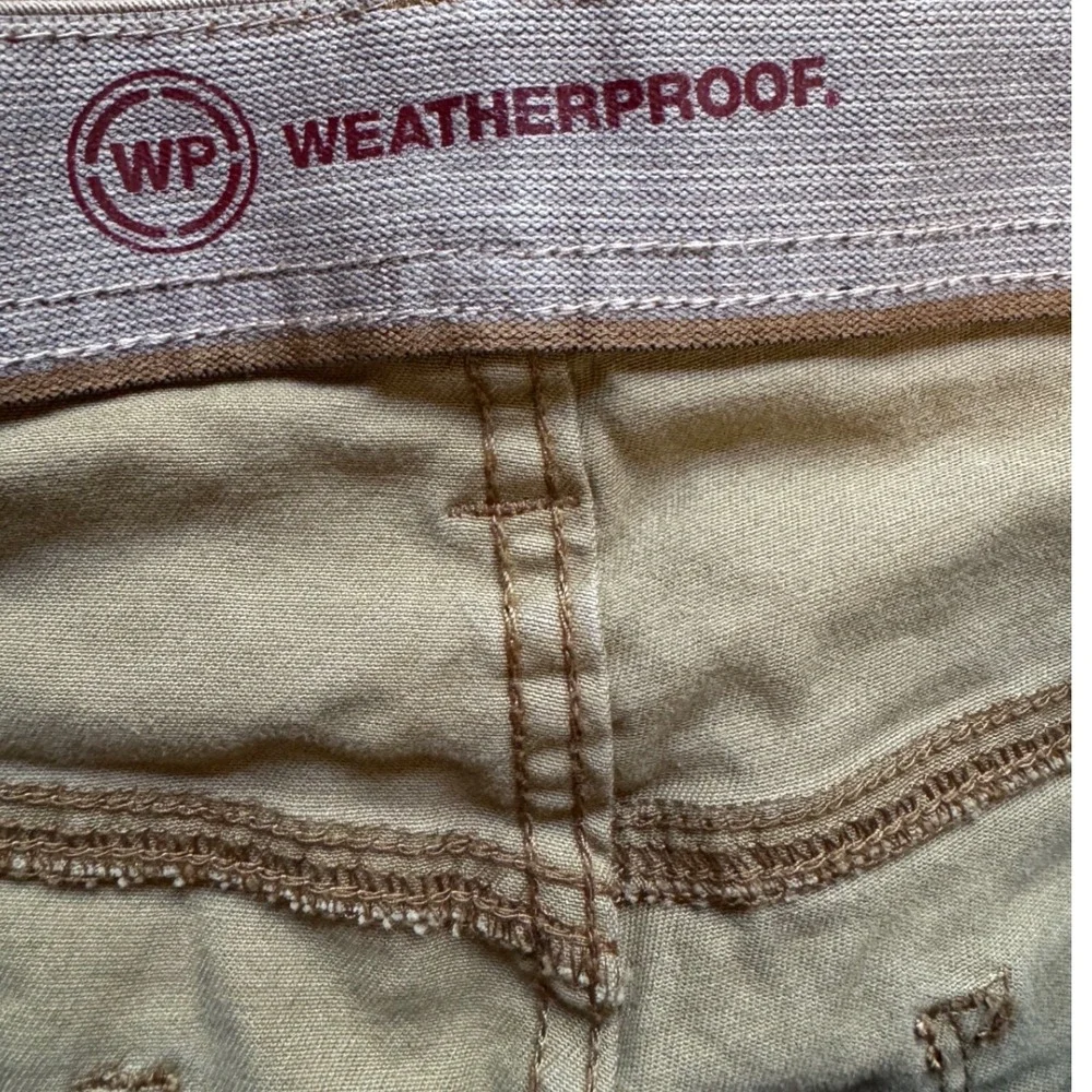 Weatherproof Pants Mens 34x32 Tan Excellent‎ Straight Leg Stretch Twill Casual